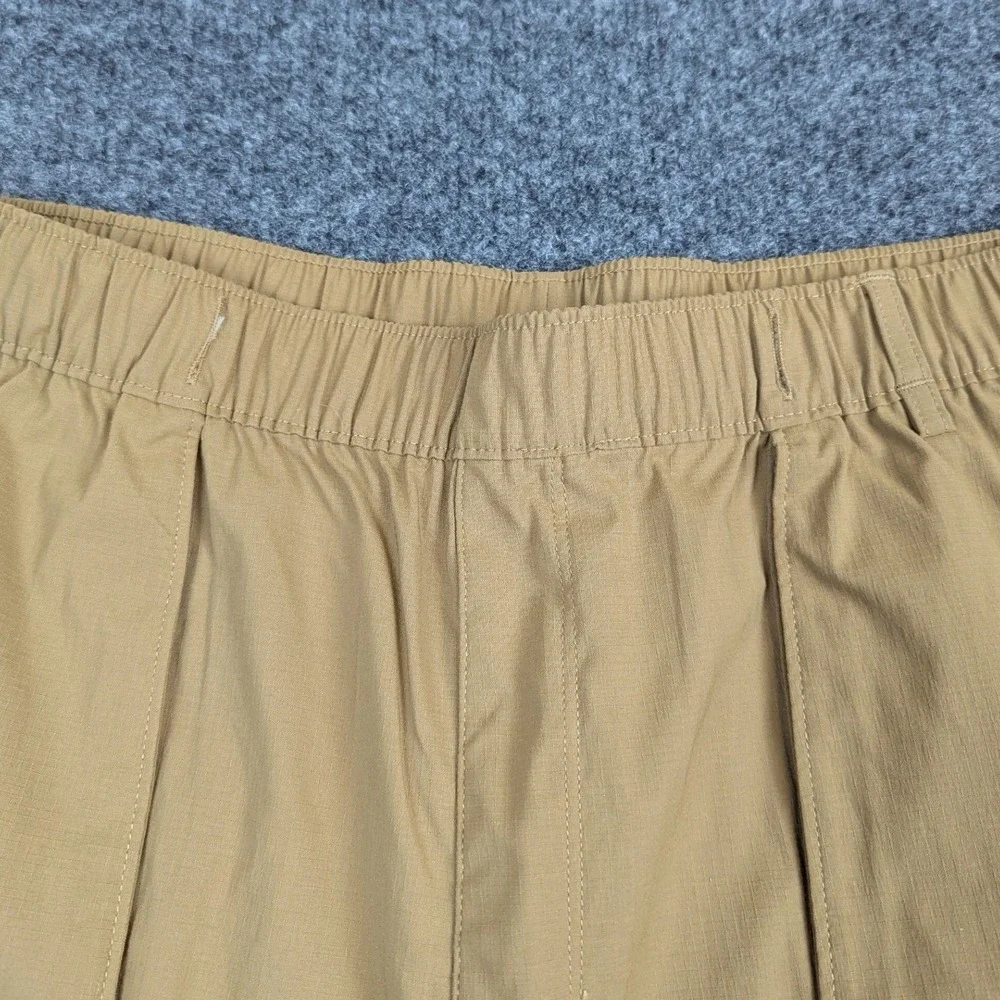 The North Face Mens Class V Belted Shorts Tan Utility Cargo Ripstop Large NWT
